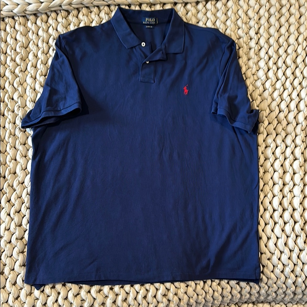 Polo by Ralph Lauren Blue Classic Polo Shirt XXl